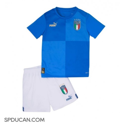 Dječji Nogometni Dres Italija Domaci 2022 Kratak Rukav (+ Kratke hlače)